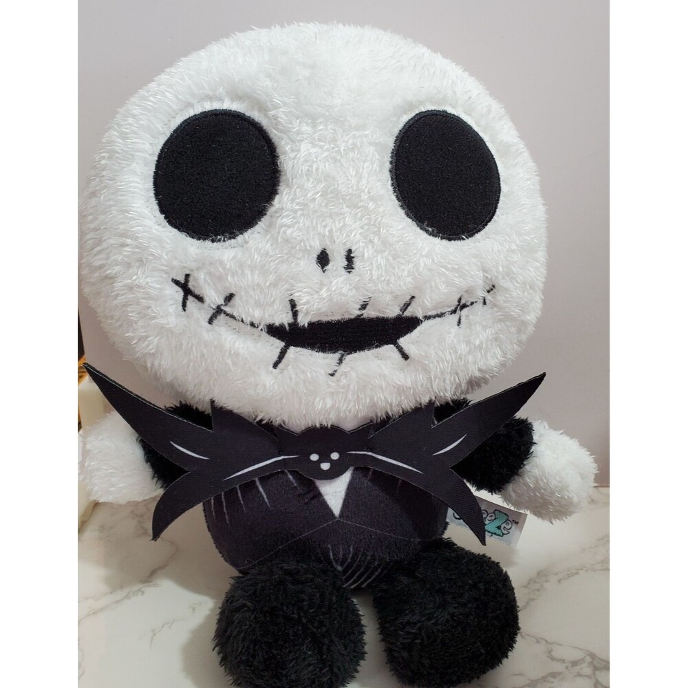 Disney Baby Plush Fuzzy Jack Skellington 12” Nightmare Before Christmas 2023